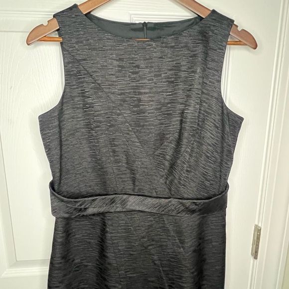 David Meister Silver Gray Jewel‎ Neck Sleeveless Sheath Mini Dress Size 10 - Picture 3 of 11